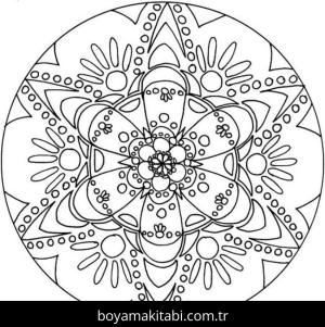 Soyut boyama sayfası – boyama çalışması, yaratıcılığı geliştirir