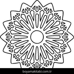 Soyut boyama sayfası – çocuk aktivitesi, PDF indir