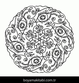 Soyut boyama sayfası – eğlenceli etkinlik, el becerilerini geliştirir