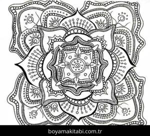 Soyut boyama sayfası – okul öncesi, evde etkinlik