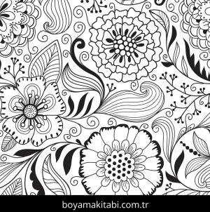 Soyut boyama sayfası – evde etkinlik, ücretsiz yazdır