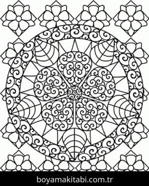 Soyut boyama sayfası – eğlenceli etkinlik, el becerilerini geliştirir