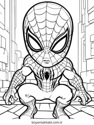 Spiderman Boyama