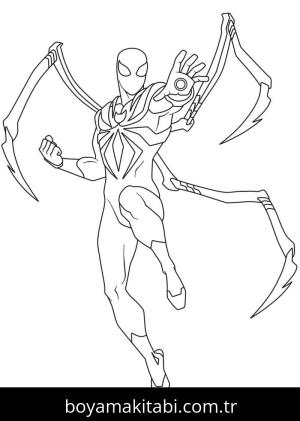 Spiderman boyama sayfası – yaratıcılık, eğlenceli etkinlik