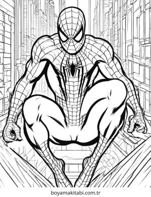 Spiderman Boyama