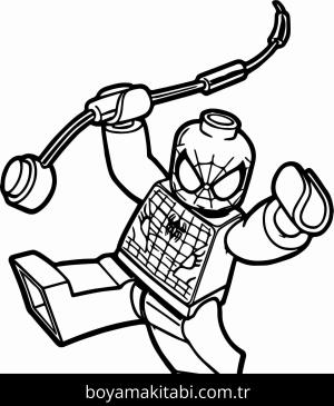 Spiderman boyama sayfası – kolay boyama, eğitici aktivite