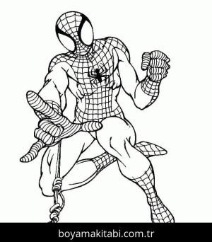 Spiderman boyama sayfası – eğitici aktivite, yaratıcılık