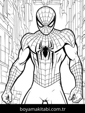 Spiderman boyama sayfası,  coloring page, , 