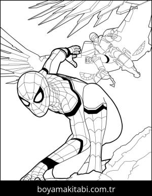 Spiderman boyama sayfası – yaratıcılığı geliştirir, keyifli zaman