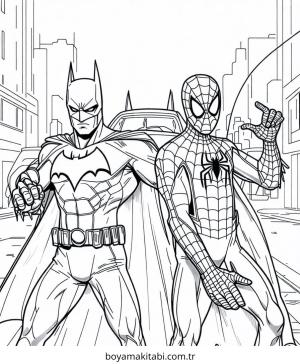 Spiderman boyama sayfası – ücretsiz yazdır, boyama etkinliği