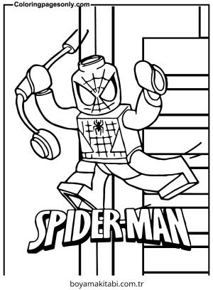 Spiderman boyama sayfası – evde etkinlik, ücretsiz yazdır