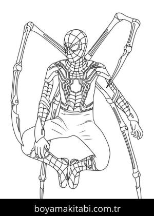 Spiderman boyama sayfası – keyifli zaman, renkli çizimler