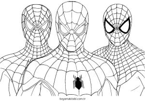 Spiderman boyama sayfası – okul öncesi, evde etkinlik