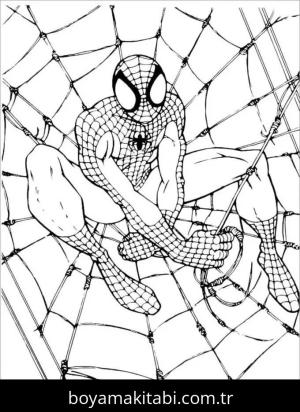 Spiderman Boyama