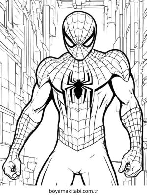 Spiderman Boyama