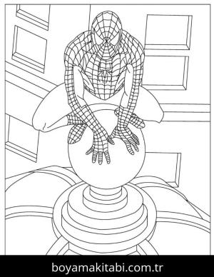 Spiderman boyama sayfası – keyifli zaman, renkli çizimler