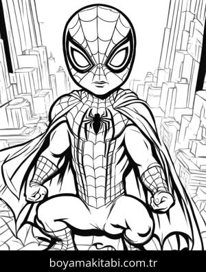 Spiderman boyama sayfası,  coloring page, , 