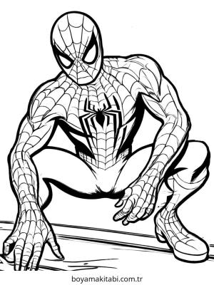 Spiderman Boyama