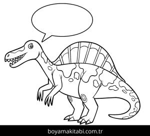Spinosaurus Dinazor boyama sayfası,  coloring page, , Unique Spinosaurus