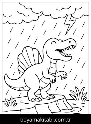 Spinosaurus Dinazor boyama sayfası,  coloring page, , Spinosaurus Roar