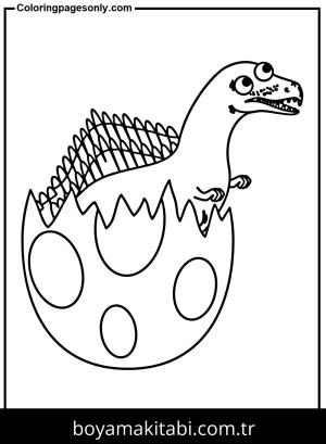 Spinosaurus Dinazor boyama sayfası,  coloring page, , Newborn Spinosaurus