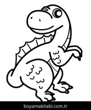 Spinosaurus Dinazor boyama sayfası,  coloring page, , Baby Spinosaurus