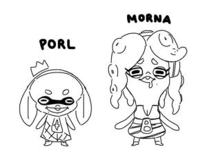 Splatoon boyama sayfası,  coloring page, Splatoon Un Kızları İkinci Bölüm, 