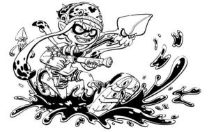 Splatoon boyama sayfası,  coloring page, Splatoon’da Renkli Bir Dünya, 