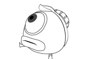 Splatoon boyama sayfası,  coloring page, Şaşkın Gözlü İnsansı Mürekkeple Resim Yapabiliyor, 