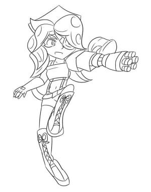 Splatoon boyama sayfası,  coloring page, Doğrudan Marie’nin Hedefine Ateş Edin, 