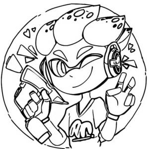 Splatoon boyama sayfası,  coloring page, Splatoon’da Karakter Portresi, 