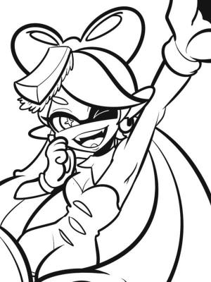 Splatoon boyama sayfası,  coloring page, Güzel ve Benzersiz Callie, 