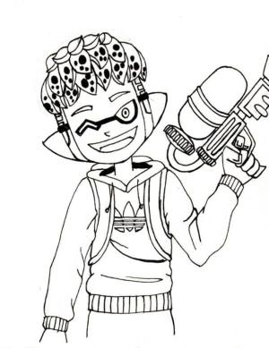 Splatoon boyama sayfası,  coloring page, Dünya Tablolarla Daha Eğlenceli Hale Geliyor, 