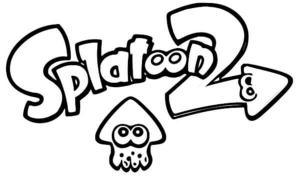 Splatoon boyama sayfası,  coloring page, Splatoon Üçüncü Şahıs Nişancı Logosu, 