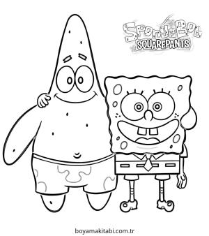 Spongebob boyama sayfası – ücretsiz yazdır, boyama etkinliği