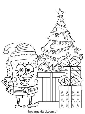 Spongebob boyama sayfası – yaratıcılığı geliştirir, keyifli zaman