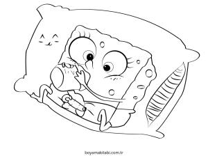 Spongebob boyama sayfası – evde etkinlik, ücretsiz yazdır
