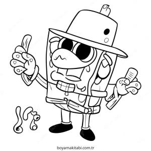 Spongebob boyama sayfası – yaratıcılık, eğlenceli etkinlik