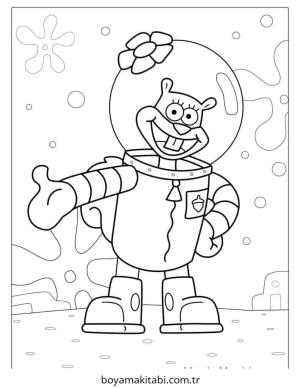 Spongebob boyama sayfası – ücretsiz yazdır, boyama etkinliği
