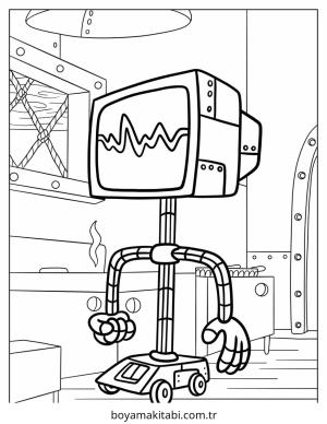 Spongebob boyama sayfası – çocuklar için, çizgi film temalı