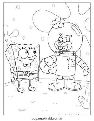 Spongebob boyama sayfası – ücretsiz yazdır, boyama etkinliği