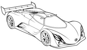 Spor Araba boyama sayfası,  coloring page, Mazda Furai, 