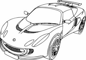 Spor Araba boyama sayfası,  coloring page, Yarış arabası 1, 