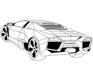 Spor Araba boyama sayfası,  coloring page, Lamborghini 2, 