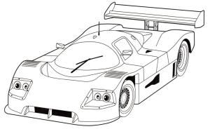 Spor Araba boyama sayfası,  coloring page, Ferrari Enzo, 