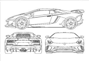 Spor Araba boyama sayfası,  coloring page, Ferrari, 