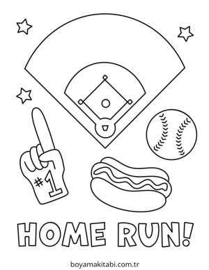 Spor boyama sayfası – eğitici aktivite, yaratıcılık