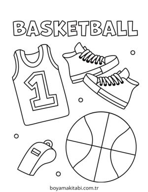 Spor boyama sayfası – yaratıcılığı geliştirir, keyifli zaman