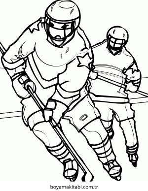 Spor boyama sayfası – okul öncesi, evde etkinlik