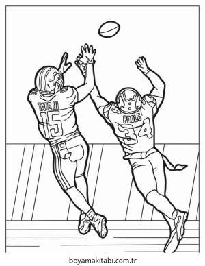 Spor boyama sayfası – boyama etkinliği, çocuk aktivitesi
